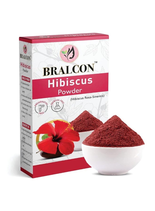 BRALCON Organic Amla, Reetha, Shikakai, Bhringraj, Hibiscus, Henna, Indigo Combo-700g (100g x 7 Pack) | Skin & Hair Care | Hair Growth, Face Pack - Image 3